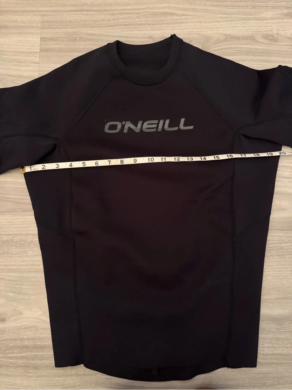 O’NEILL | Black Hammer 1.5 mm |Neoprene Long Sleeve Wetsuit Rash Guard Top | XL